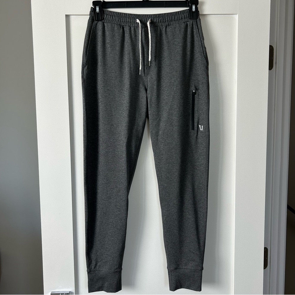Vuori Sunday Performance Jogger Charcoal Heather Size Small - Picture 2 of 11